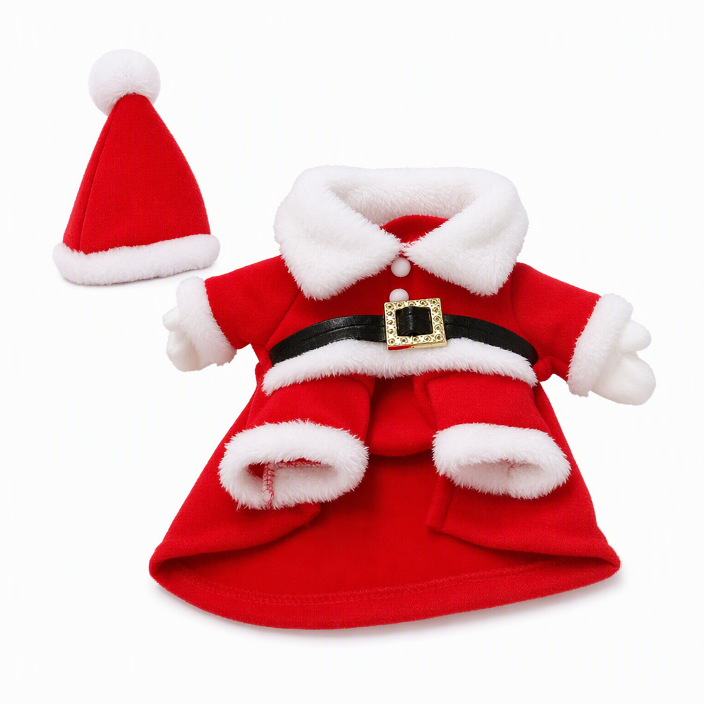 🎄 50% OFF! ✨ Christmas Pet Costume for Dogs & Cats – Hilarious 3D Standing Santa Suit with Integrated Stuffed Hands, Plush Warmth Premium Stitching & Thick Velvet Trim – Lightweight Holiday Outfit for Cats & Dogs 🐾