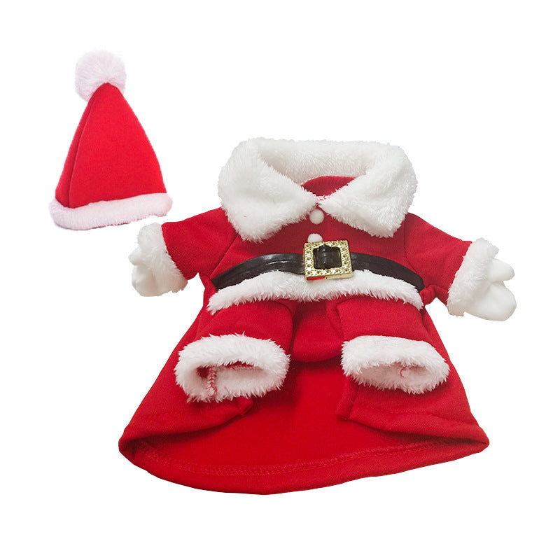 🎄 50% OFF! ✨ Christmas Pet Costume for Dogs & Cats – Hilarious 3D Standing Santa Suit with Integrated Stuffed Hands, Plush Warmth Premium Stitching & Thick Velvet Trim – Lightweight Holiday Outfit for Cats & Dogs 🐾