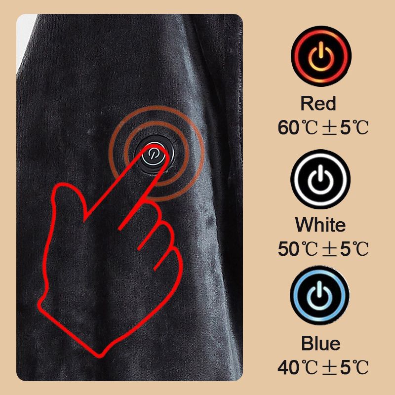 🧥 50% OFF! ♨️ USB Heated Flannel Blanket – Shawl design & cosy warmth ✨