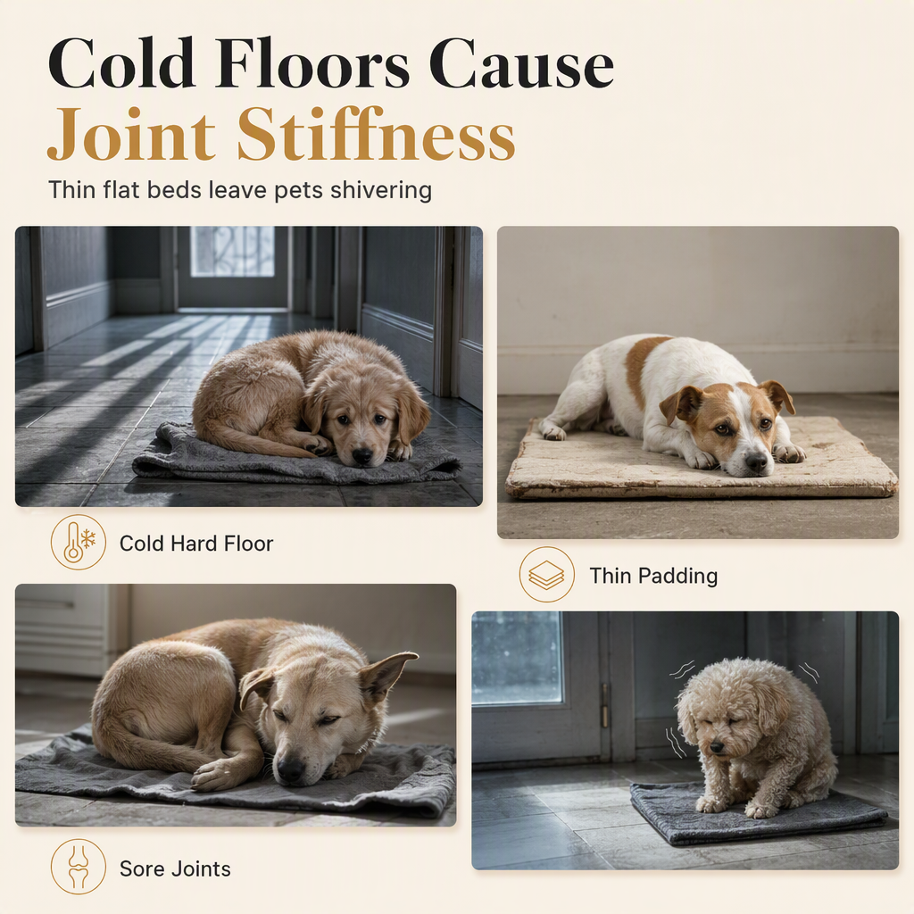 Warm Pet Bed Sofa for Dogs and Cats Cozy Sleeping Mat Cushion for All Seasons