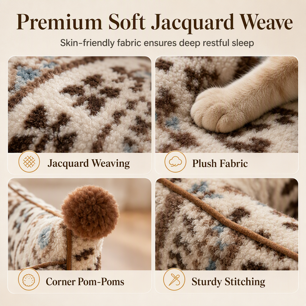 Warm Pet Bed Sofa for Dogs and Cats Cozy Sleeping Mat Cushion for All Seasons