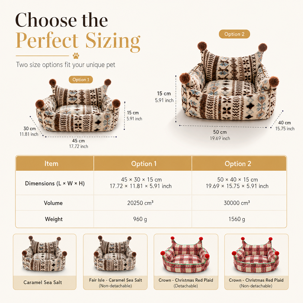 Warm Pet Bed Sofa for Dogs and Cats Cozy Sleeping Mat Cushion for All Seasons