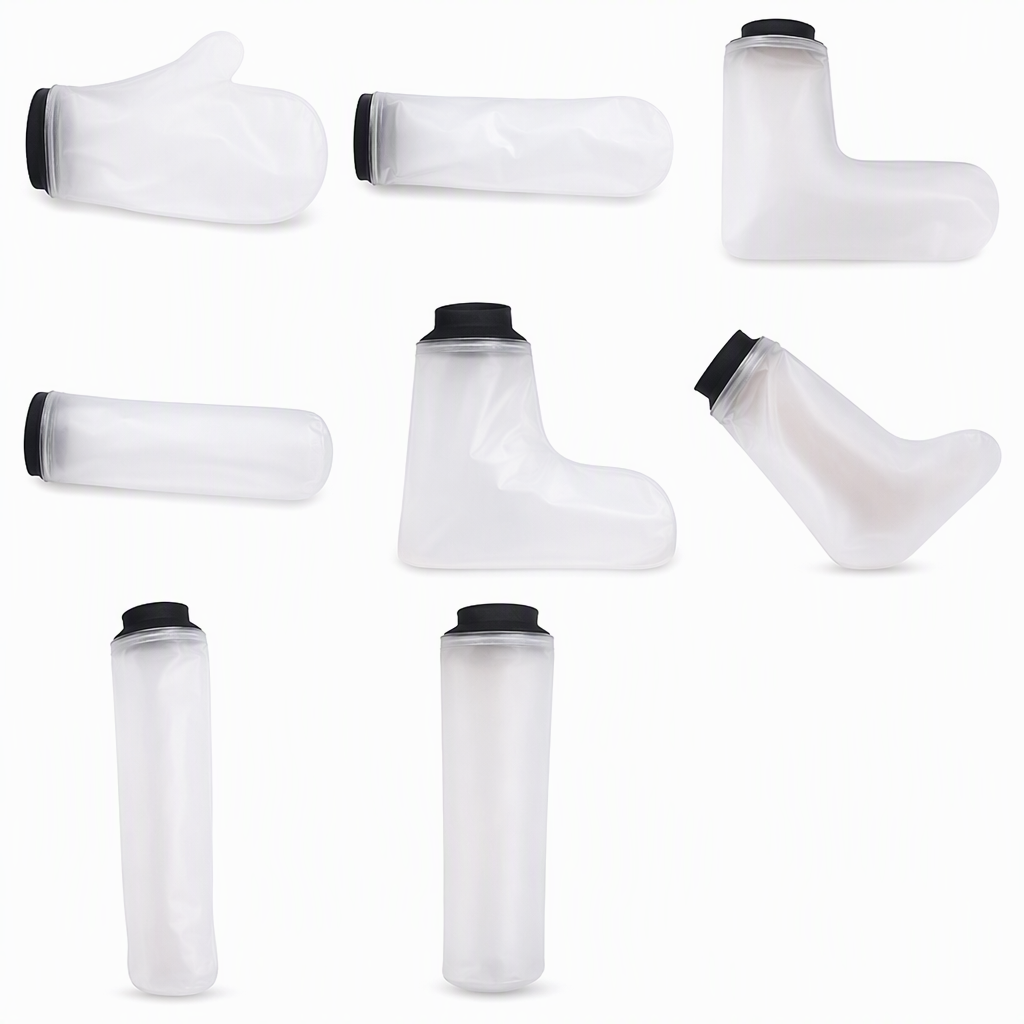 Waterproof Cast and Bandage Protector for Shower Reusable Protective Sleeve for Adult Hand Arm Foot Leg Fractures Injuries and PICC Lines