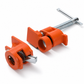 Heavy Duty Woodworking Pipe Clamp Fixture for 1/2 Inch and 3/4 Inch Pipes Steel Pipe Clamp Tool for Wood Gluing and Clamping