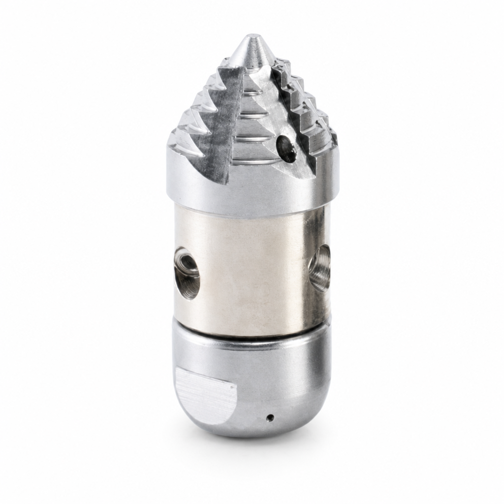 📢📢50% OFF !! ⏰High Pressure Sewer Jetter Nozzle Pagoda Shape Pipe Dredging and Cleaning Nozzle