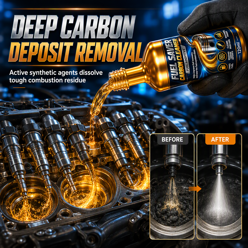🚗 50% Off Now ✨ Car System Cleaner Additive — Injector Cleanse & Carbon Removal ⛽