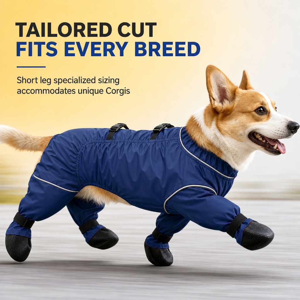 Waterproof Non Slip Dog Boots Soft Sole Paw Protectors for Small and Medium Dogs