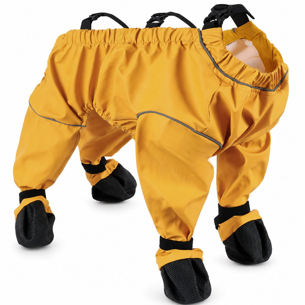 Waterproof Non Slip Dog Boots Soft Sole Paw Protectors for Small and Medium Dogs