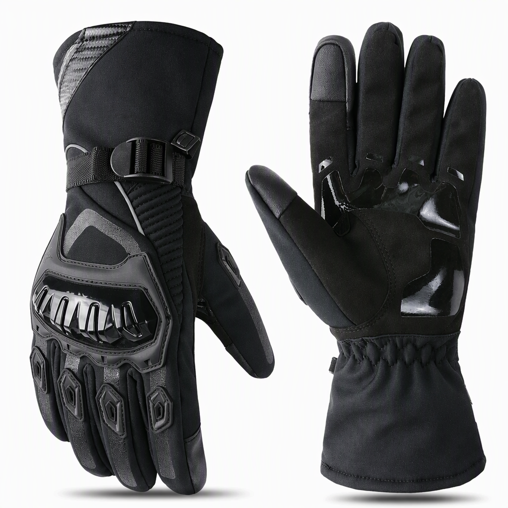 Thickened Warm Waterproof Motorcycle Gloves