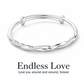 🎁2026 New Arrivals 50% OFF💥 Endless Mobius-twisted bangle – smooth, sliding adjustable clasp & double-textured premium shine 💫