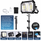 🔥50% OFF✨🔦Ultra-Powerful & Rechargeable Solar LED Camping Light with Tripod— Dual Solar/Type-C Power, Magnetic Mount, and IP66 Water Resistance for Reliable Lighting Anywhere