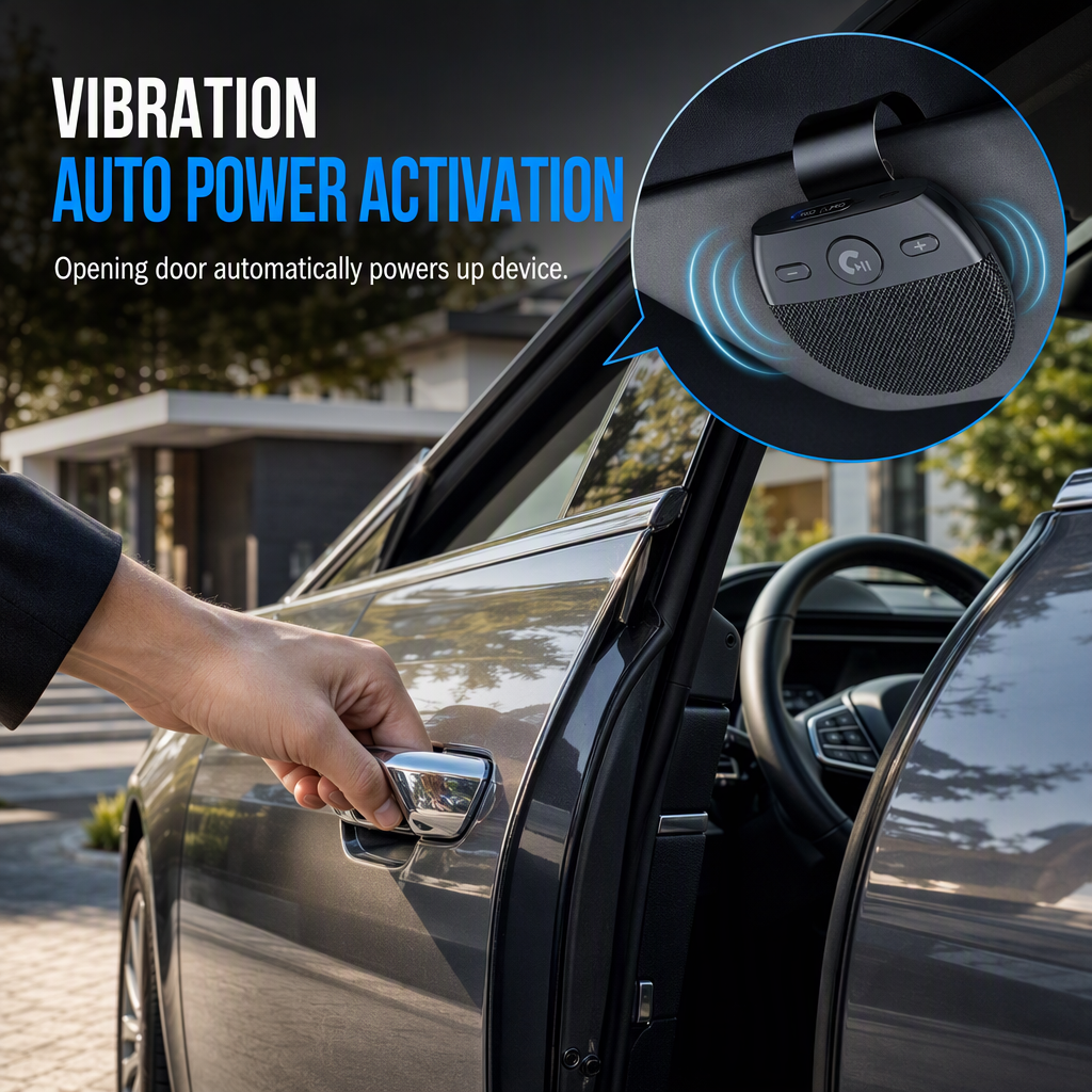 🚗 Limited-Time 50% Off ✨ SP11 Sun Visor Bluetooth Speakerphone — Hands-Free Calls 📞
