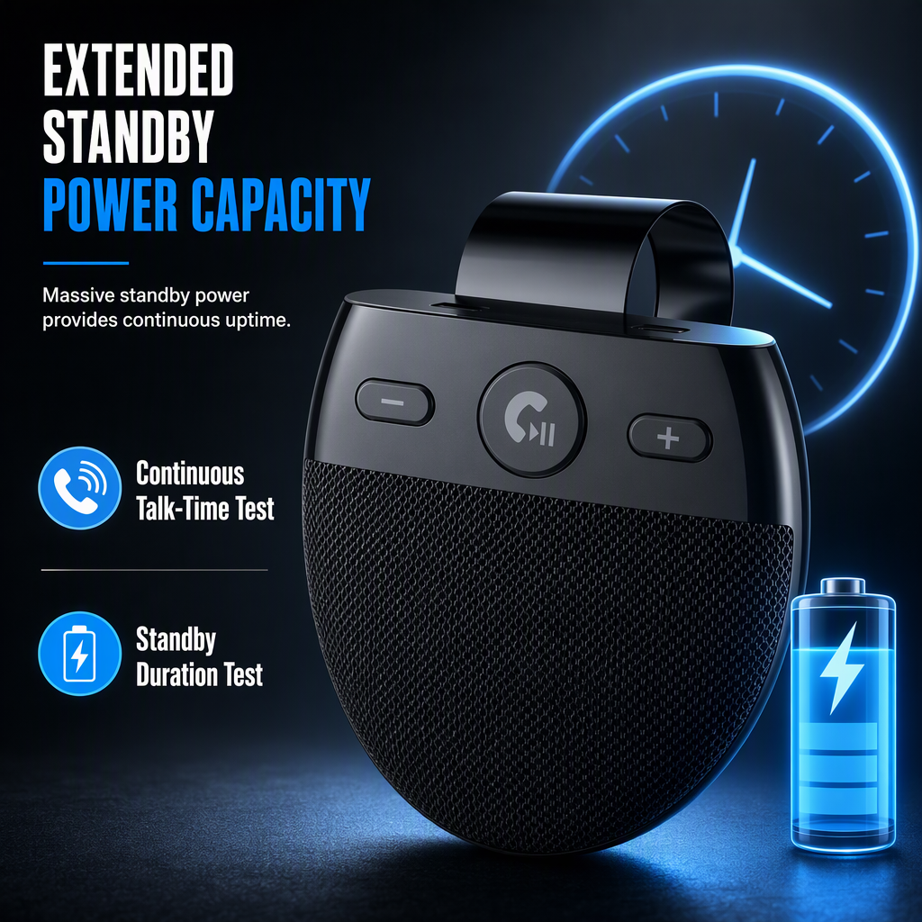 🚗 Limited-Time 50% Off ✨ SP11 Sun Visor Bluetooth Speakerphone — Hands-Free Calls 📞
