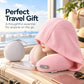 📢 50% OFF! Hooded Travel Neck Pillow – Shaded Rest & Adjustable Neck Support for Flights ✈️✨