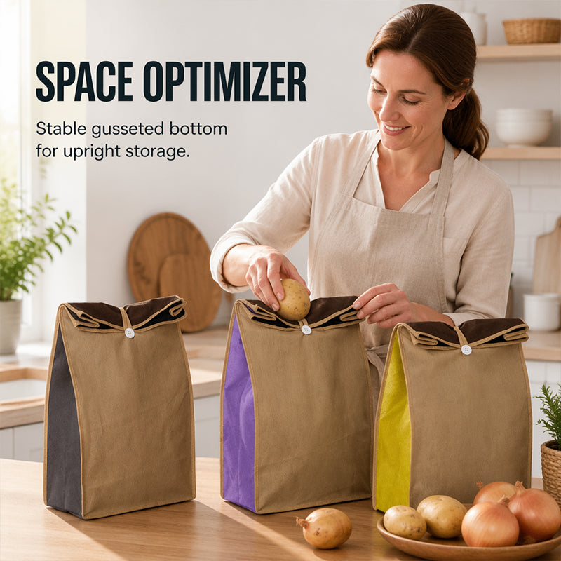 📢📢50% OFF !! ⏰Large Capacity Non-Woven Potato Storage Bag