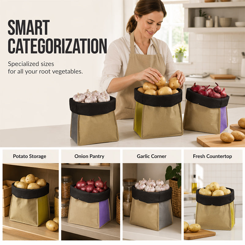 📢📢50% OFF !! ⏰Large Capacity Non-Woven Potato Storage Bag