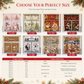 Christmas Kitchen Curtains Set