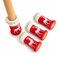 Christmas Knitted Chair Leg Covers with Felt Pads Non Slip Thickened Table Feet Socks Floor Protectors 8-Piece Set