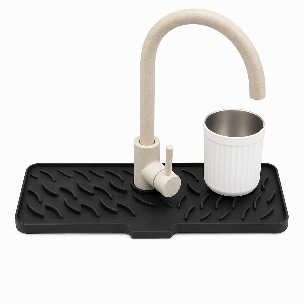 Silicone Faucet Splash Guard and Drain Mat
