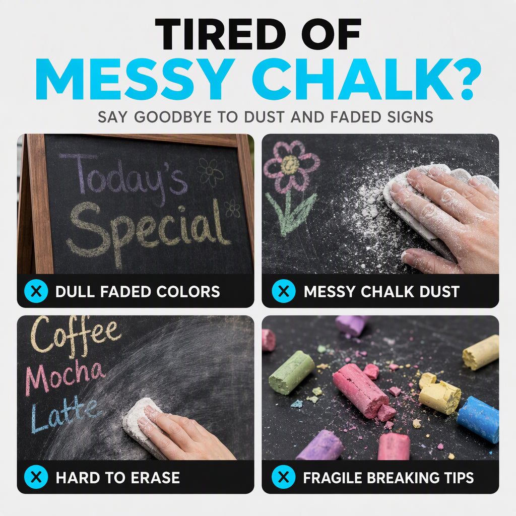 Vibrant Liquid Chalk Markers for Multiple Surfaces