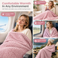 📢📢 50% OFF✈️ 2-in-1 Travel Pillow & Blanket – Soft Flannel Warmth & Easy Carry for Flights and Road Trips