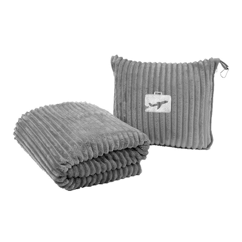 📢📢 50% OFF✈️ 2-in-1 Travel Pillow & Blanket – Soft Flannel Warmth & Easy Carry for Flights and Road Trips