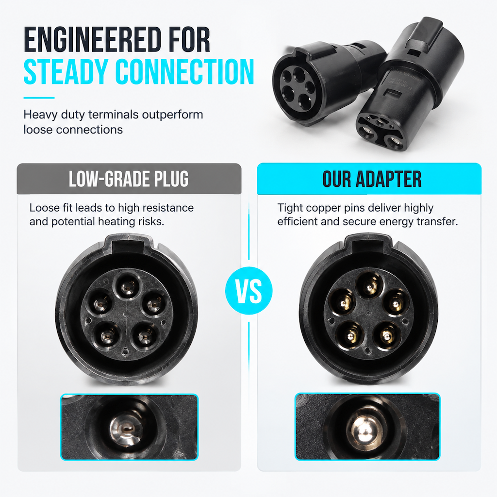 🔥50% OFF!!📢🔌 J1772 to NACS EV Adapter – Unlock Thousands of Level 1 & 2 Charging Stations for Your Tesla or NACS Vehicle, UL-Certified & Glovebox-Ready ✨