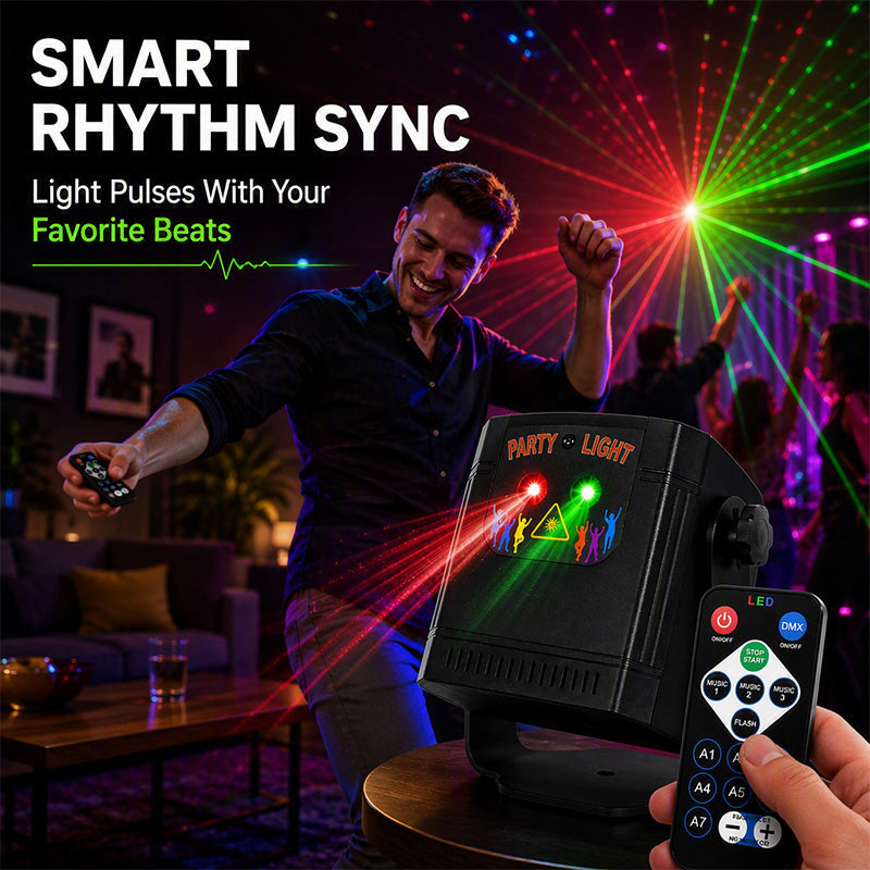Rechargeable Party Laser Light with Remote Control