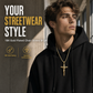 ✨Portrait Cross Pendant Necklace for Men and Women