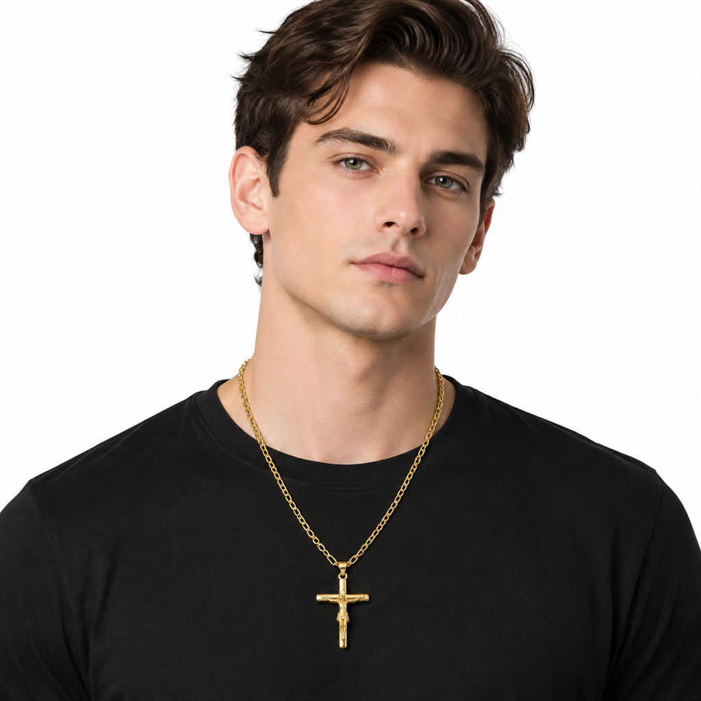✨Portrait Cross Pendant Necklace for Men and Women