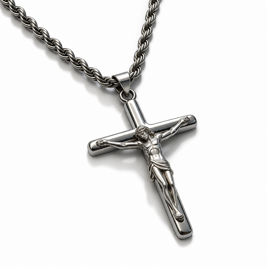 ✨Portrait Cross Pendant Necklace for Men and Women