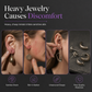Elegant Rhinestone Water Drop Dangle Earrings