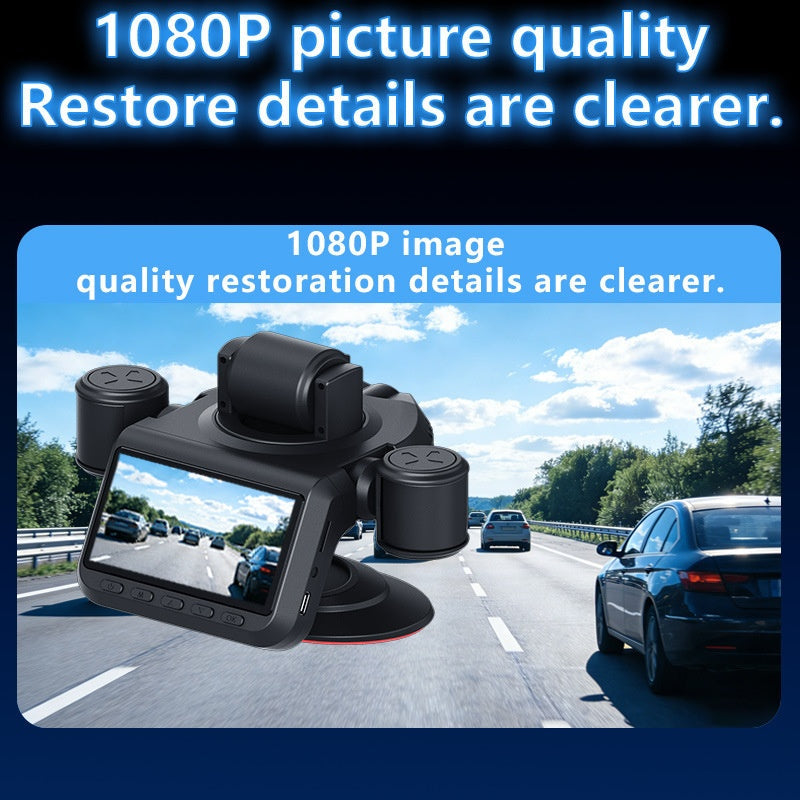 5-Lens 360 Degree Panoramic Dash Cam