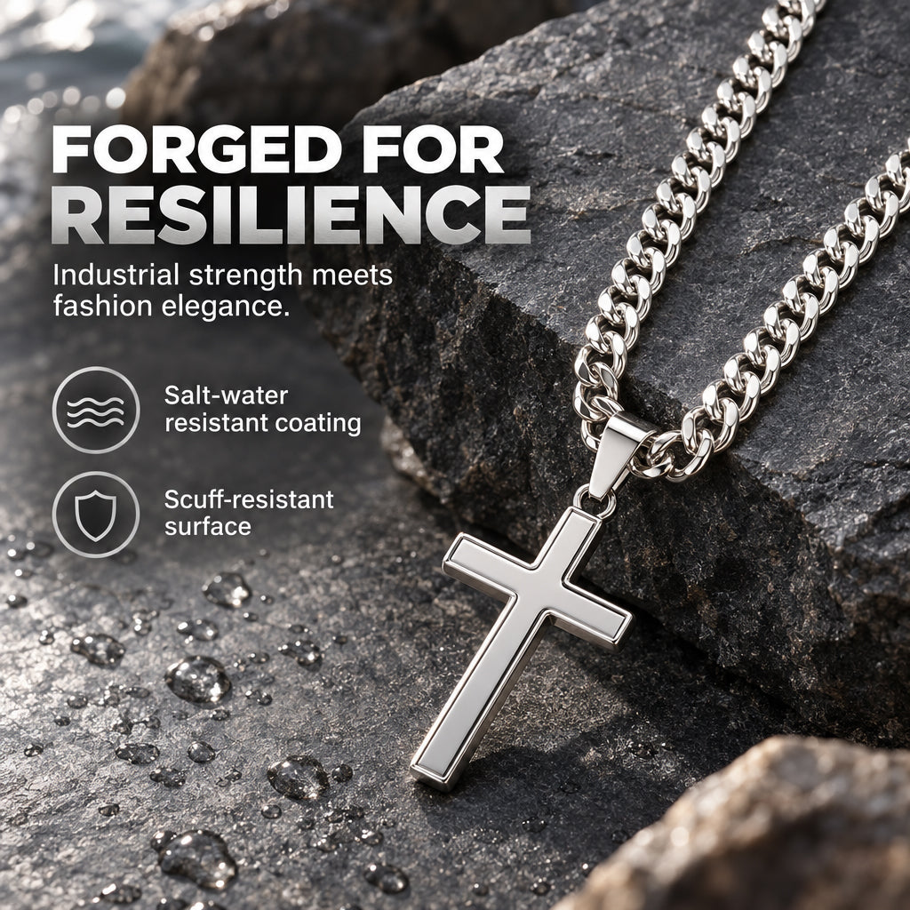 Men's Cross Pendant Necklace✨