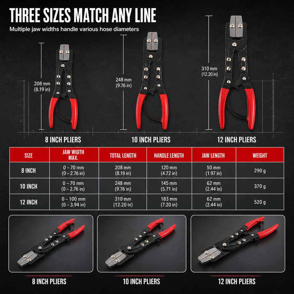 📢📢 50% OFF🛠️Automotive Hose Pinch-Off Pliers – Quick, Secure Clamping for Coolant Lines & Water Hose Repairs