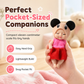 🧸 Realistic Reborn Sleeping Doll – Cute, Poseable & Portable
