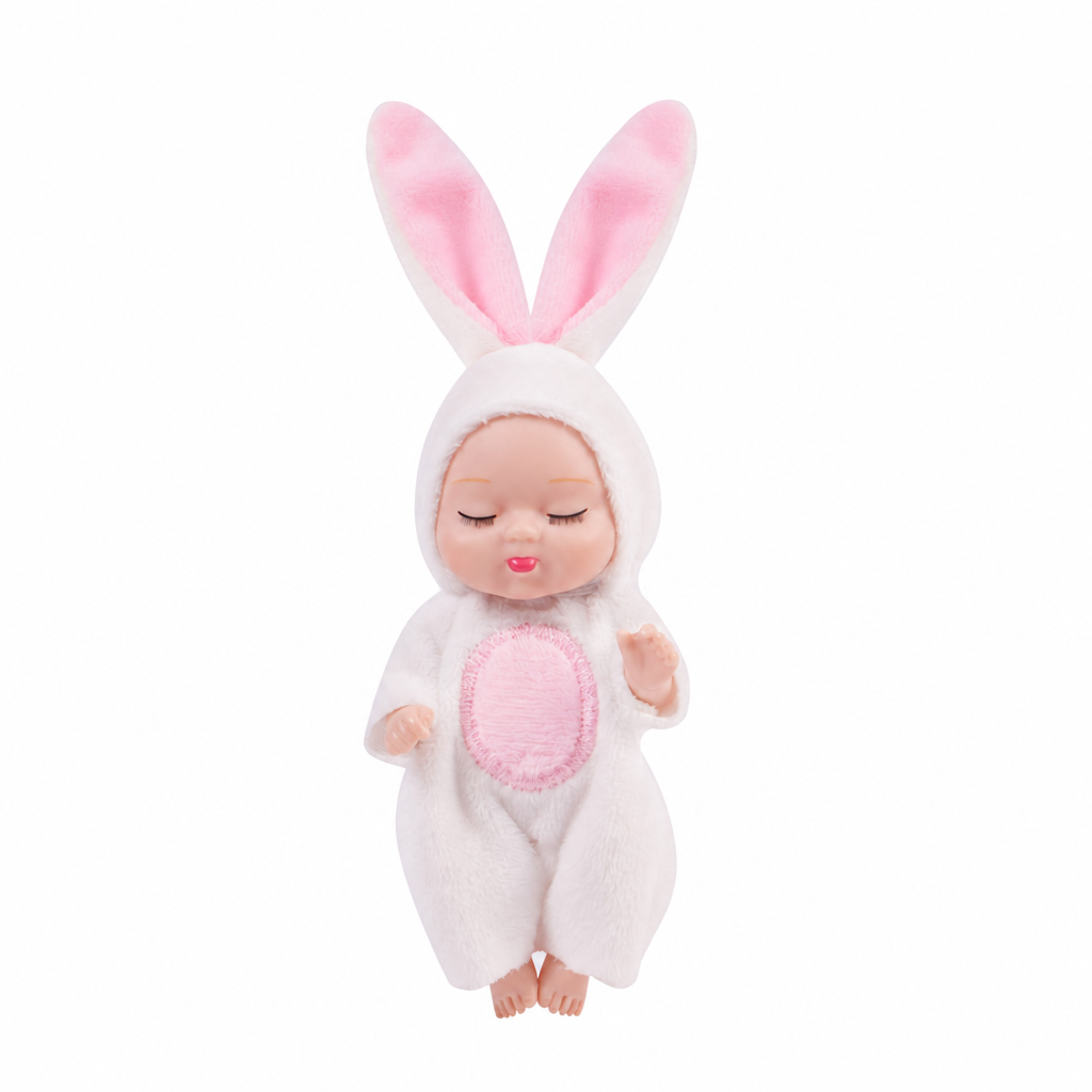 🧸 Realistic Reborn Sleeping Doll – Cute, Poseable & Portable