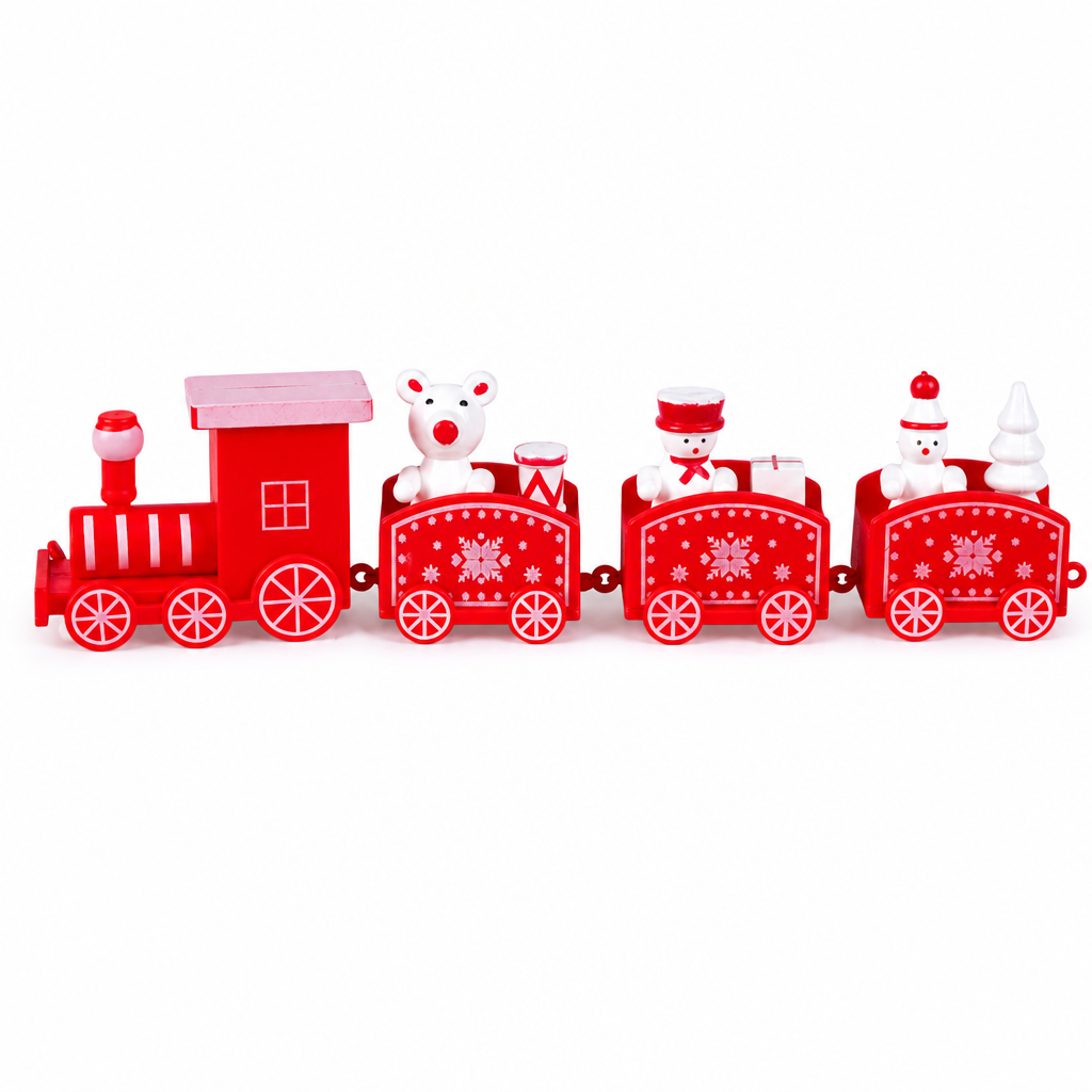 📢📢 50% OFF🎄Mini Christmas Train Ornament – Festive Tabletop Decor, Window Display & Cake Topper