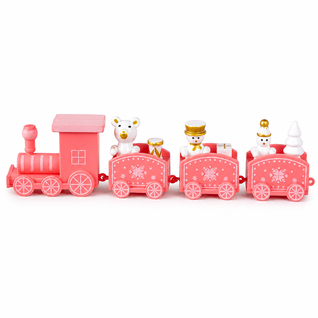 📢📢 50% OFF🎄Mini Christmas Train Ornament – Festive Tabletop Decor, Window Display & Cake Topper