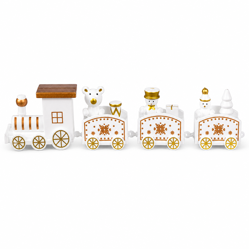 📢📢 50% OFF🎄Mini Christmas Train Ornament – Festive Tabletop Decor, Window Display & Cake Topper