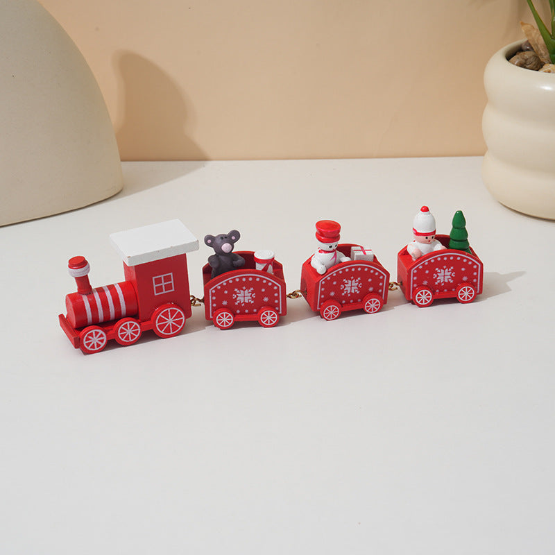 📢📢 50% OFF🎄Mini Christmas Train Ornament – Festive Tabletop Decor, Window Display & Cake Topper