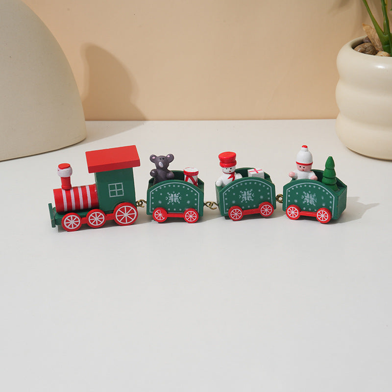 📢📢 50% OFF🎄Mini Christmas Train Ornament – Festive Tabletop Decor, Window Display & Cake Topper