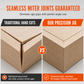 📢📢 50% OFF📐Precision Miter Cutting Guide – 45° & 90° Angles with Scale Markings for Door Frames and Wood Trim