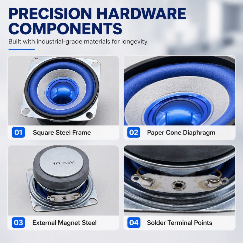 📢📢 50% OFF🔊52mm Full-Range Speaker Driver – External Magnet Audio Speaker Unit