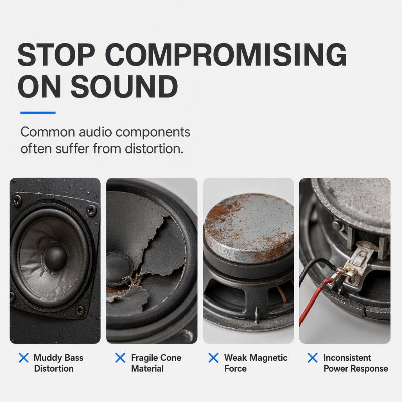 📢📢 50% OFF🔊52mm Full-Range Speaker Driver – External Magnet Audio Speaker Unit
