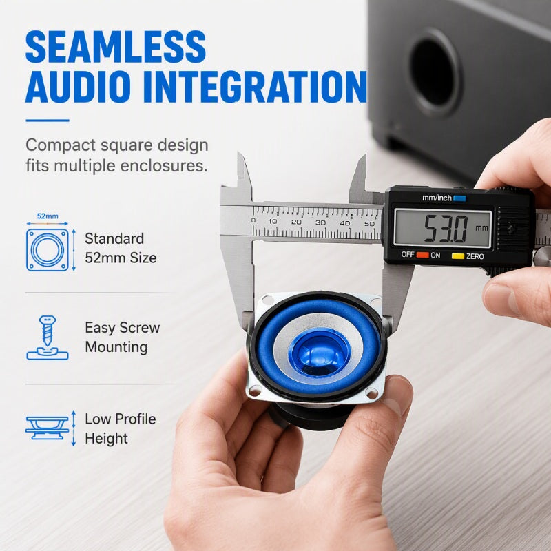 📢📢 50% OFF🔊52mm Full-Range Speaker Driver – External Magnet Audio Speaker Unit