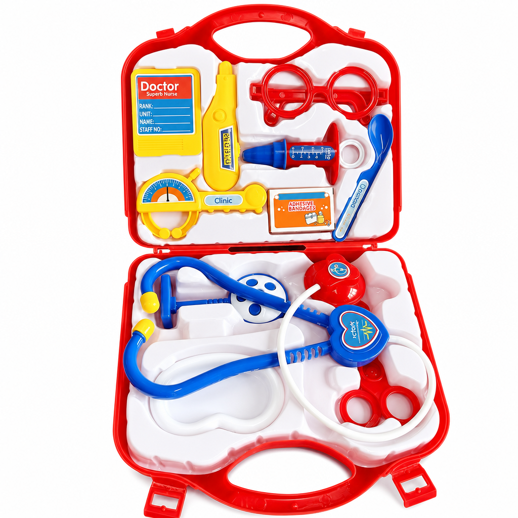 📢📢50% OFF !! ⏰Kids Doctor Pretend Play Set with Stethoscope and Medical Accessories