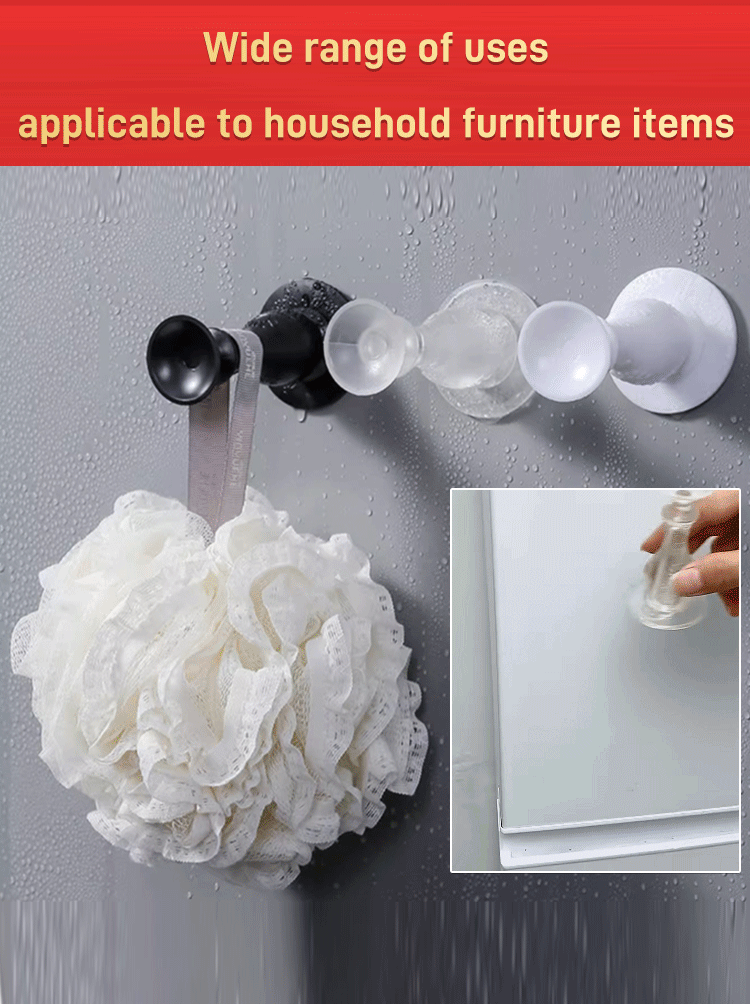 Silicone anti-collision door hook [No punching, suitable for all doors