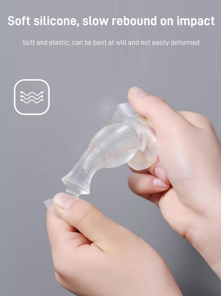 Silicone anti-collision door hook [No punching, suitable for all doors