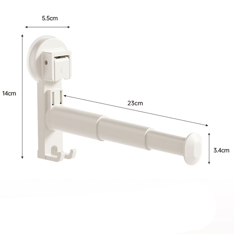 No-Drill Telescopic Hanger Organizer